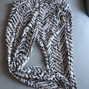 Parker ruched leg silk pants